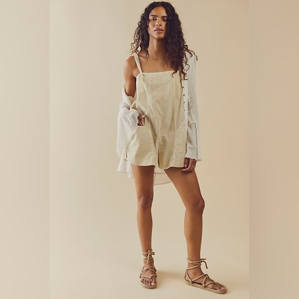 NWT Free People Amalfi Shortalls